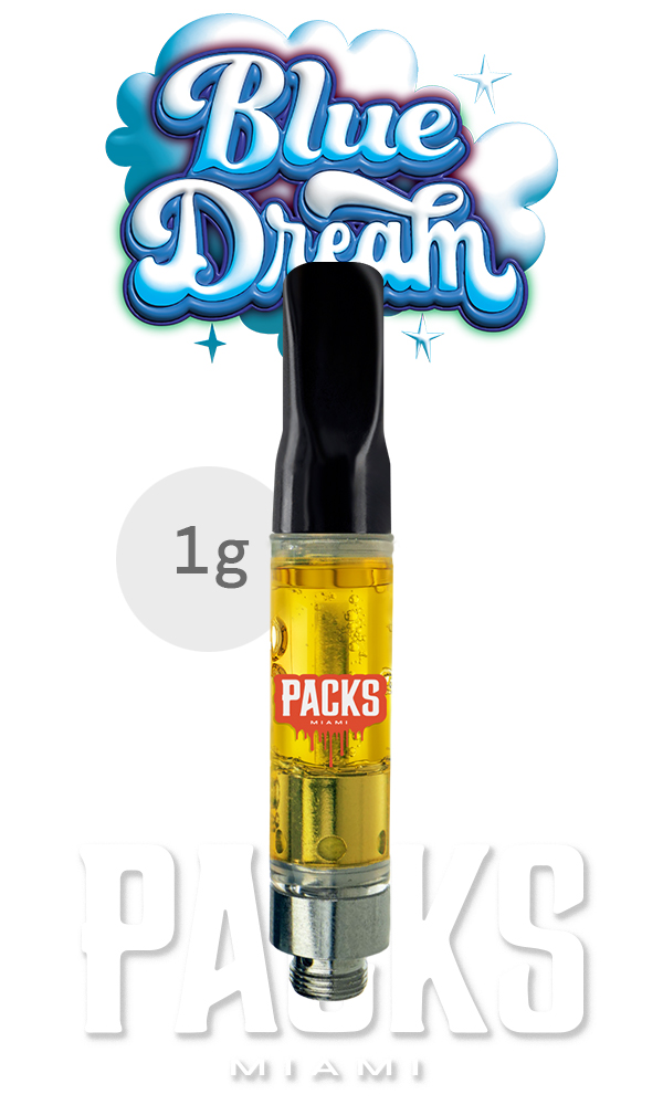 Packs Distillate Cartridge 1G - Blue Dream - The Flowery Shop