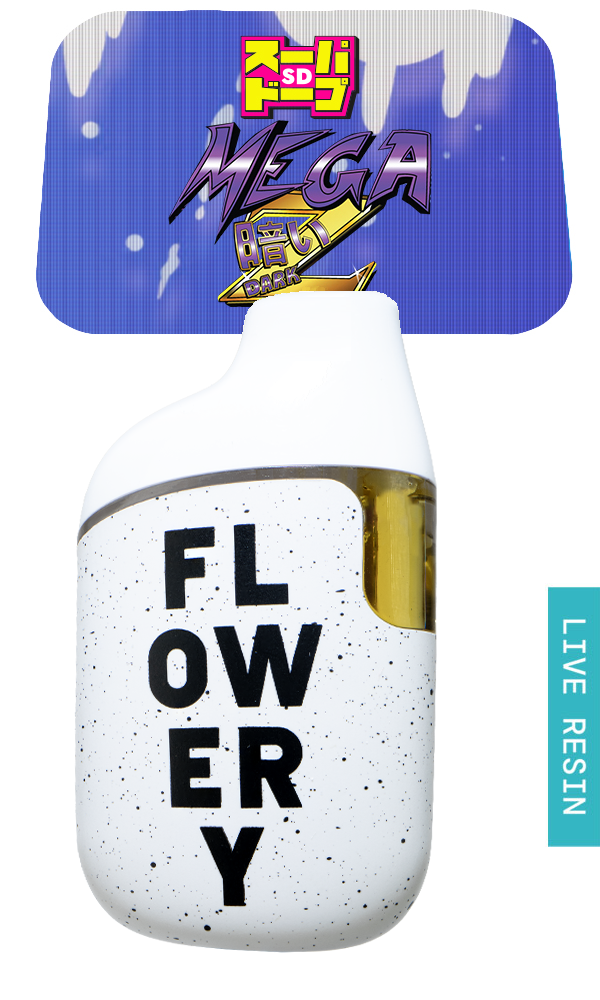 Flowery AIO Vape 1g - Mega Z Dark - The Flowery Shop
