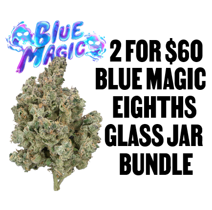 2 for $60 Blue Magic Eighths (Glass Jar) Bundle